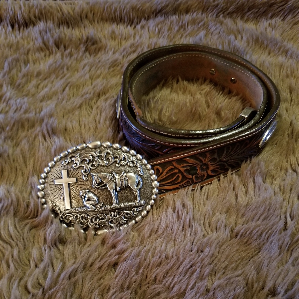 Tony Lama Leather Belt